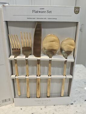 Threshold Ashby Gold Flatware Set - 20 Piece